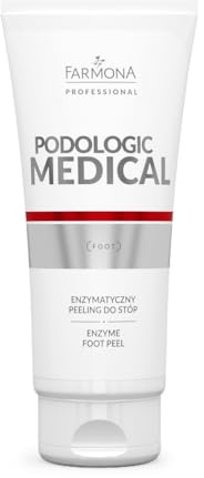 FARMONA PODOLOGIC MEDICAL Peeling enzimatico per piedi 200 ml - Leviga la superficie della pelle, idratante, Allevia le irritazioni, Rigenera intensamente