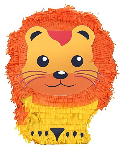 PIÑATA LEÓN 32 x 7,3 x 39 cm, Orange