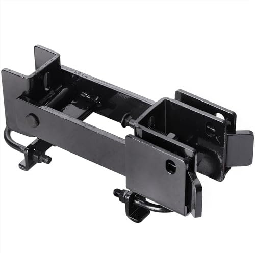 Kettenglied-Zaunschloss, Doppeltorriegel für 4,8 cm oder 5,1 cm Rahmen – kommerzielle starke Arm-Doppeltorriegel für Metalltore, Schwarz