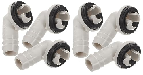 IMIKEYA 2sets Ablaufschlauchanschluss 40mm für Klimaanlage Ablaufschlauchanschluss U-bogen 15mm Passform 3pcs * 2