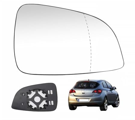 lcyen Spiegelglas Ersatz für Opel Astra H/GTC 2009-2013, Außenspiegel Verstellbar Geeignet, Außenspiegel Glas Asphärisch, Umkehrlinse Rückfahrglas Spiegel Ersatzspiegelglas (Rechts)