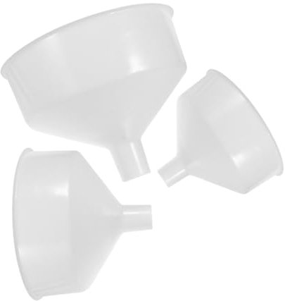 Cabilock 3piezas Embudo Para Llenar Botellas Aceite Grande Pequeño Cocina Embudo Práctico Fácil De Limpiar