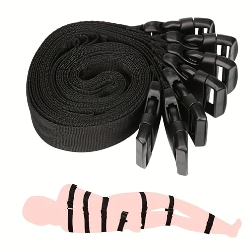 Aaobor Set di 7 Corde Bondage in Nylon Regolabili