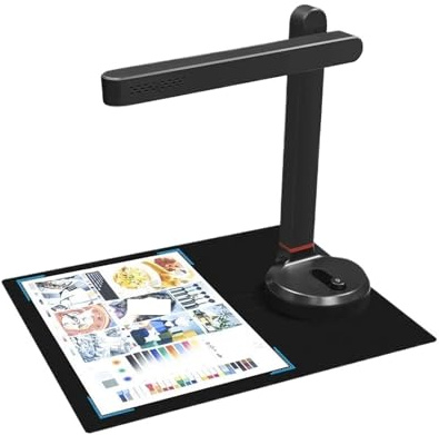 Dokumentskanner, Bokskanner Autofokus Dokument Max A4-storlek Med Smart LED-bordslampa For Hemmakontor,för hemmet, resor, kontor