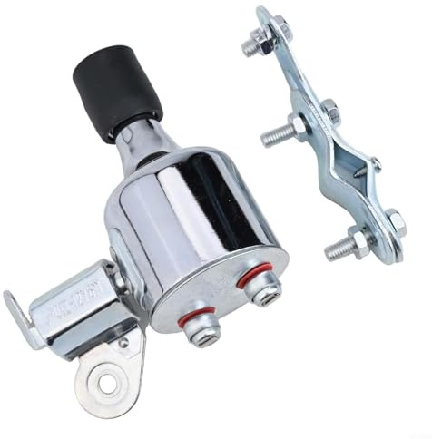 Generatore dinamo per bicicletta, 12 V, 6 W, in alluminio, con faro e fanale posteriore, per mountain bike e ciclismo su strada, nero