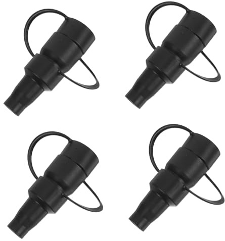 Vaguelly 4pcs Air Bed Pump Plastic Nozzles Replacement Set 3 Sizes Inflatable Mattress Air Pump Attachments Pools and Sofas