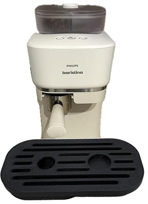 3DMB Abtropfschale für Philips Baristina Siebträger-Kaffeemaschine, 2-teilig, Passgenau für Tassen bis 11,5 cm, Leicht zu Reinigen, Kompatibles Zubehör (Schwarz)