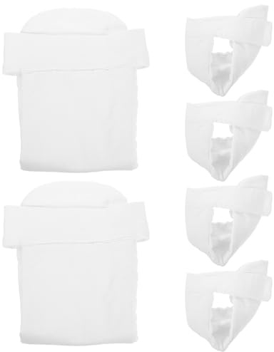 SECFOU Cotton Cloth Diapers for Boys Soft and Reusable Cloth Nappies 6 Pcs Breathable and Skin-Friendly Muslin Diaper Pants, Easy to Wear and Take