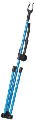 Bodenstehender Bogenschießen-Bogenständer Mit U-förmiger Halterung, Faltbarer Bogenstativhalter, for Indoor-Schulen, Outdoor-Clubs(Blue)