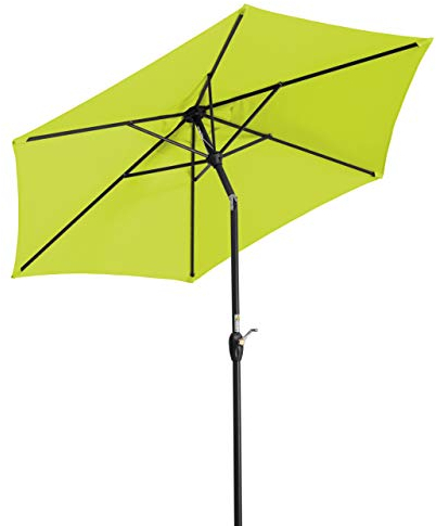 Schneider Sonnenschirm Bilbao, apfelgrün, 220 cm rund, 620-78, Gestell Stahl, Bespannung Polyester, 4.3 kg