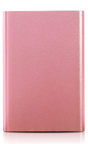 Disque dur externe en métal Hdd2 To / 500 Go / 320 Go, USB 3.0 de sauvegarde de stockage externe portable, convient pour ordinateur de bureau, MacBook, ordinateur portable, PS4, Xbox (1 To, Rose)…