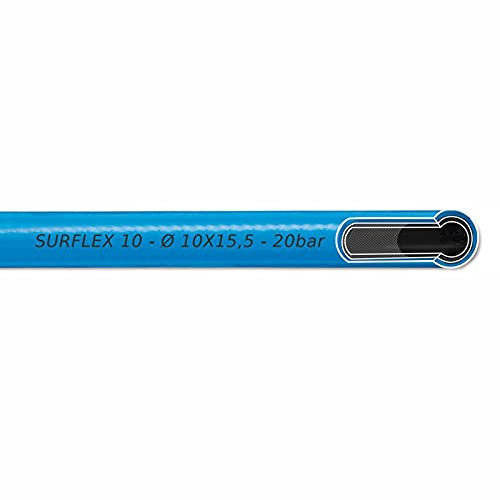 Prevost PVC Gewebe Sicherheits Druckluftschlauch mit Verstärkung SURFLEX - 25 Meter Rolle 6 mm