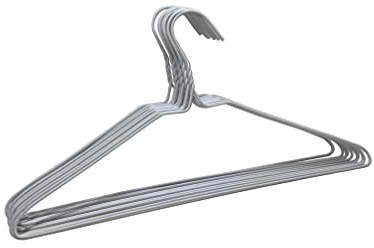 White Vinyl Coated Drip Dry Wire Hanger 10PC