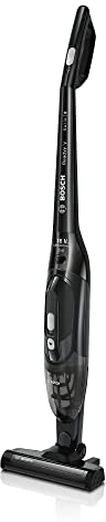 Bosch Akku-Staubsauger Readyy'y Serie 2 BCHF216B, kabellos, beutellos, 2in1 Lösung mit abnehmbarem Handgerät, hohe Saugkraft, lange Laufzeit, 2 Stufen, Düse für alle Bodenarten, freistehend, schwarz