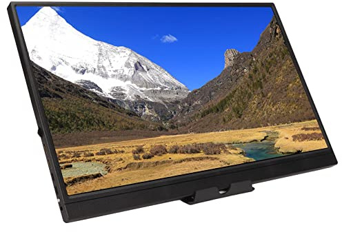 Monitor Portátil, Monitor de Juegos HDMI HDR HD 1080P Tipo C de 17,3 Pulgadas, Pantalla de Computadora Externa Portátil, Pantalla Externa para Xbox para PC con Teléfono PS5 (White)