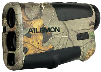 AILEMON Hunt Rangefinder Laser Range Finder for Hunting Camo 900 Yards Waterproof Archery Rangefinders Multi Functional Distance/Angle/Scan 6X Magnification