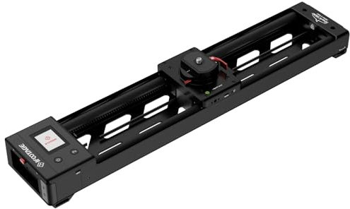 IFOOTAGE Shark Slider Nano II-660(66cm) Curseur de Caméra Motorisé,Contrôle par Écran Tactile Mobile App/IPS,Enregistrement Panoramique à 360°,Extrêmement Silencieux,Capacité de Charge Jusqu'à 3,5kg
