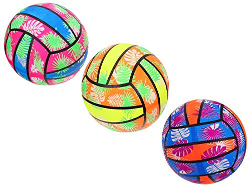COSMEVIVI 3stücke Aufblasbare Bunte Wasser-Volleyballs Für Strand Und Poolspiele Durchmesser Sicher Für Leicht Und Tragbar Für Sommerpartys Und Aktivitäten Im Freien