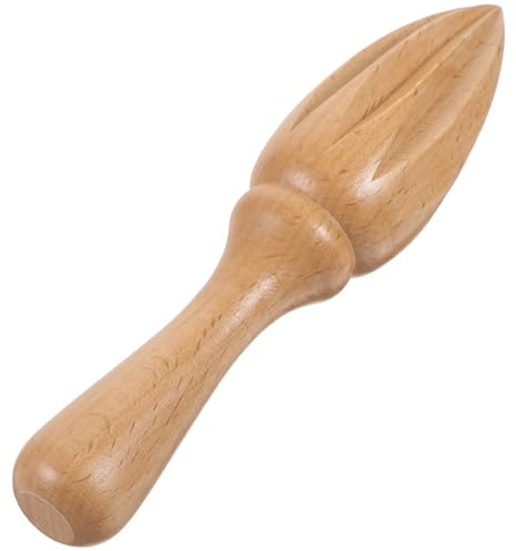 Cabilock Citrus Reamer Presse-agrumes Manuel Bois De Hêtre Extracteur De Jus De Citron Outil De Cuisine Pour Boissons Fraîches