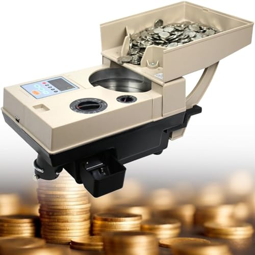 Compteur de pièces électronique automatique 1200 pièces/min Compteur de pièces par lots Trieur de pièces Nouvelle Balance pour comptage de pièces en livres sterling