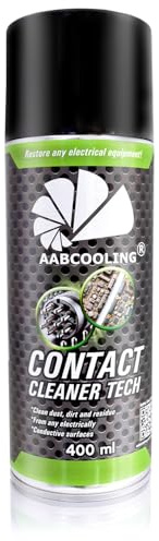 AABCOOLING Contact Cleaner Tech 400ml – Spray Limpiador para contactos eléctricos Interiores de Coche, Elimina Aceite, Grasa y Polvo – Mantenimiento Tablero, Conectores Auto