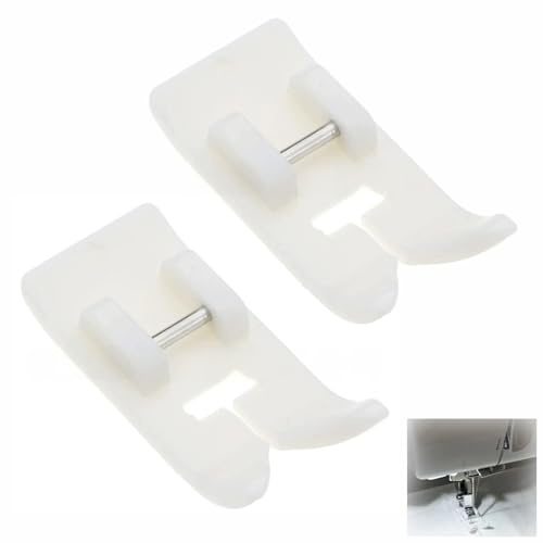 Sewing Machine Presser Foot, Teflon Non-Stick Presser Foot for Low Shank Home Sewing Machines, Compatible with Singer, Brother, Janome - Easy to install, efficient and non-stick