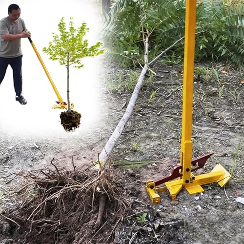 Dragverktyg för träiga stjälkar – metallinsatsborttagare för träd, buskar, vinstockar, törnar och trästolpar