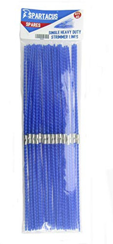 Spartacus Pack of 40 Spare String Strimmer Heavy Duty HDL Blue Lines Compares For Black & Decker