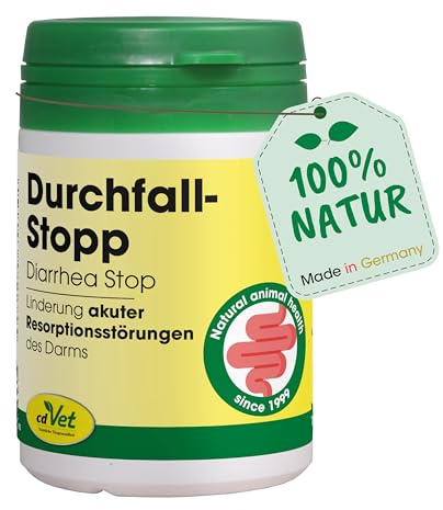 cdVet Naturprodukte DurchfallStopp für Hunde und Katzen 50 g - Unterstützung bei akuten Magen-Darm-Beschwerden - Diät-Ergänzungsfuttermittel