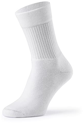 Mat & Vic’s Calcetines trabajo hombre – blanco, 39-42, 6 pares