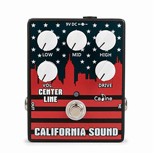 Caline CP-57 Amp Simulator Pedal - Red - Distortion, Vintage - Guitar Amp Simulator Pedal