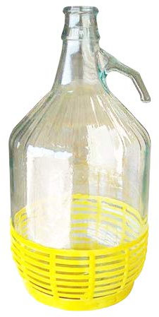 6 Stück Dama-Glaskorb 5 l