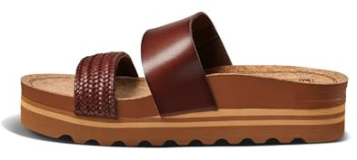 Reef Plateausandalen Damen Cushion Vista HI, Chocolate, 40 EU
