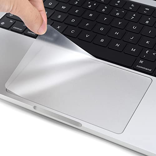 iKammo 2 Stück MacBook Pro 16 A2485 Trackpad Schutzhülle Skin, Clear Anti-Scratch Touchpad Cover Folie für 2023 2022 2021 Apple MacBook Pro 16 Zoll M2 M1 Pro/Max Chip Modell A2485 A2780