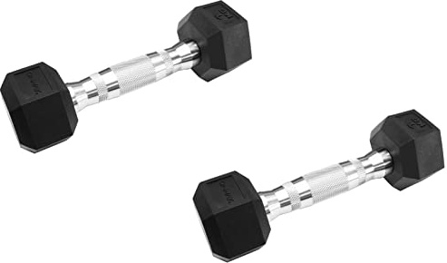 OnWay Poly Premium HEX-Hantel 2er Set schwarz OW1500-1k für Fitness und Krafttraining Hantel in Größe 2 x 1 kg