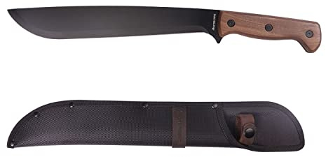MOTEECRAG Machete for Cutting Trees Heavy Duty with Sheath for Yard Work Controlled Chopping, Cutting, Gardening, Camping and Bushcraft