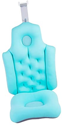 MagiDeal Cojín de Bañera de Cuerpo Completo, Accesorios Impermeables Transpirables para Bañera de Baño, Azul
