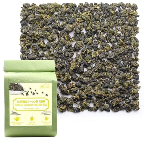 LWXLJMJZC-Taiwán Alishan Jinxuan Té Oolong 150g (75 Tazas) Saludable Té Chino Oolong Hoja Suelta Té Oolong Con Sabor Cremoso