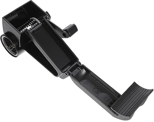 Garneck Râpe à Fromage Rotative Manuelle Noire Ergonomique En Plastique Facile à Utiliser Cuisine Pour Râper Fromage à Pâte Dure 1 Pièce