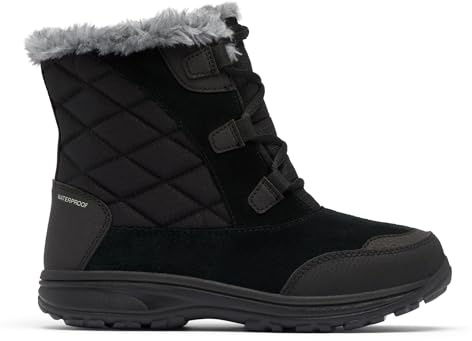 Columbia Womens Ice Maiden Shorty, Black/Columbia Grey, 11