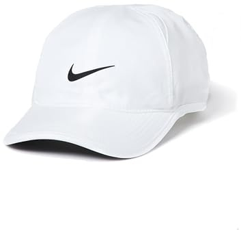 Nike Herren U Nk Df Club Cap U Ab FL P Baseballkappe White/Black L/XL