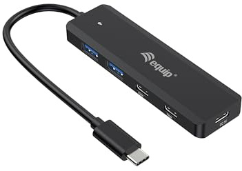 Equip 128964 USB-C de 4 Puertos USB 3.2 Gen 1 hub, USB-C x 2, USB-A x 2