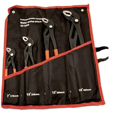 SET 4 PINZE AUTOBLOCCANTI GIRATUBI PAPPAGALLO REGOLABILI 7 10 12 16