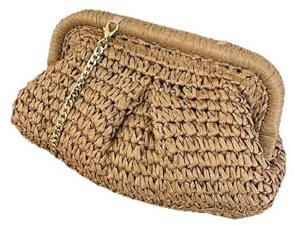 Tabeskly Straw Clutch Purse Beach Bag for Women Uk Woven Tote Summer Raffia Ladies Holiday Dumpling Shoulder Bag Khaki