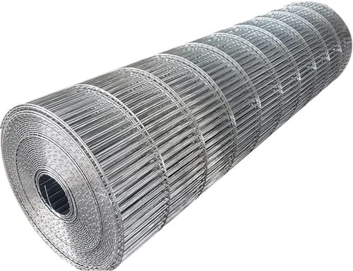 Metallgitter Schweißdraht 1 x 12m Voliere Kaninchengehege Zaun für Garten Haltbares Tiergehege mit versch
