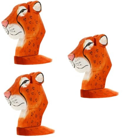 Alipis 3 Stk tier brillengestell brillenhalter kinder tiermotive Tiermotiv Brillenhalter brillenablage Tiere Tier-Brillenständer schnapsgläser Desktop-Ornament Desktop-Brillenständer Holz