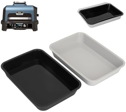 WEBROIL Drip Pan for Ninja OG850,OG901,OG951,OG952 Series Woodfire Pro Connect XL/Pro XL Grill,Reusable Silicone Grease Liners for Ninja 7-in-1 Woodfire Electric Smoker Grill and Air Fryer Accessories