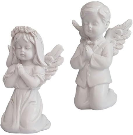 Alipis 2stücke Harz Figuren Zarte Desktop Ornament Kreative Verzierungen Für Wohnzimmer Fensterbank Geschenkidee