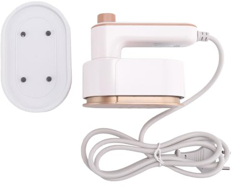 Swiixxer Mini Fer à Repasser éLectrique Portatif pour VêTement à Vapeur Machine à Repasser en Tissu à Vapeur SèChe et Humide Une Prise UE