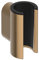 hansgrohe Porter Fine - Duschkopfhalterung, Duschhalterung für Brauseschläuche mit konischer Mutter, Handbrause Halterung, Brushed Bronze, 28885140